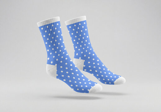 Floating Socks Mockup Set