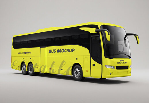 Bus Mockup Template
