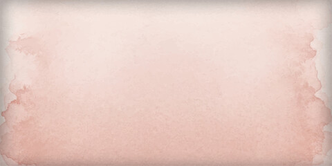 Fototapeta premium A watercolor wash in soft blush and peach tones creates a delicate and artistic background, perfect for subtle designs.