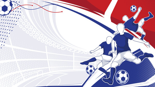Football Background World Cup 2026 Vector