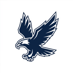 Fototapeta premium Majestic Eagle in Flight, Symbol of Freedom and Power, Dynamic Pose