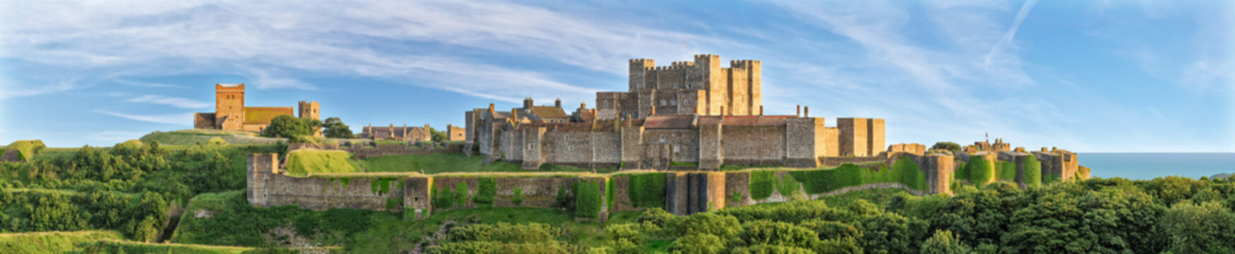 Panorama of Dover Castle