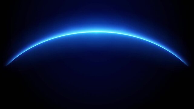 Abstract Blue Glowing Light Background Animation Loop