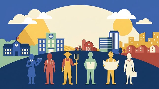 Celebrating labor day honoring the social and economic achievements of american workers throughout history