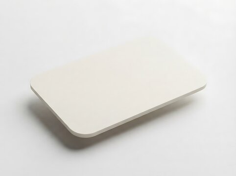 Minimalist white corner trim profile for modern interior design and architectural detailing