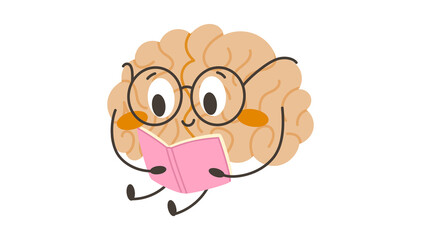 Cute Cartoon Sheep Character Illustration with Playful Expression for Kids Books and Children Content, Transparent PNG
