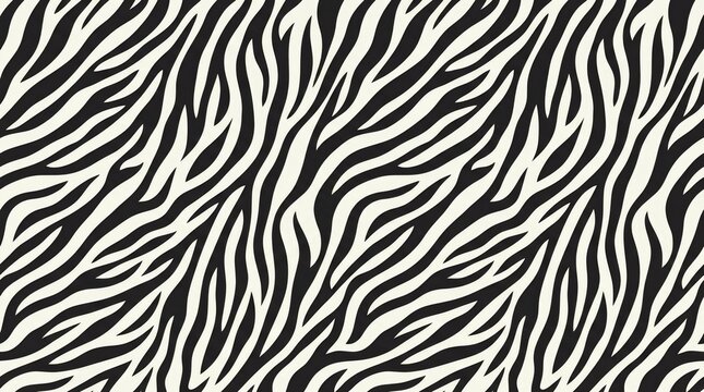 High contrast zebra print background with seamless black and white stripes.