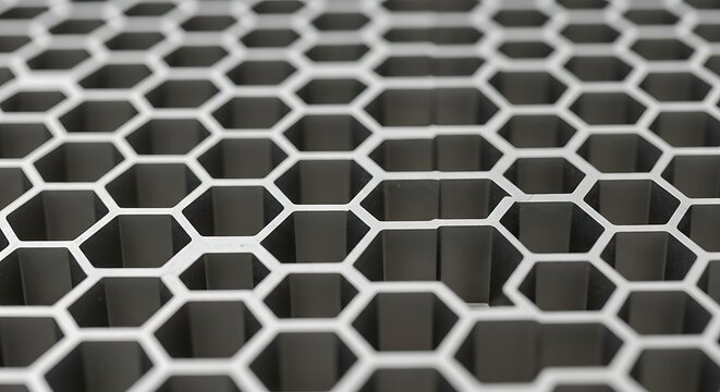 Abstract honeycomb pattern background repeating cellular structure design