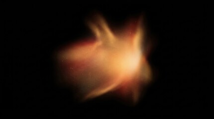 Fototapeta premium Abstract golden cosmic nebula light flare background