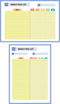Weekly Plan Template