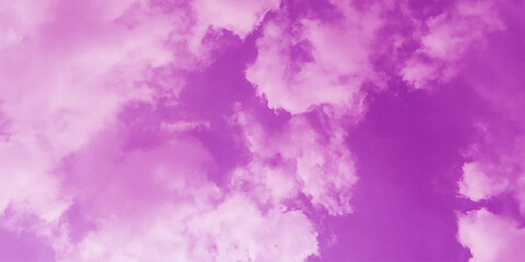Fototapeta premium abstract pink sky and clouds storm summer weather watercolor wallpaper background.
