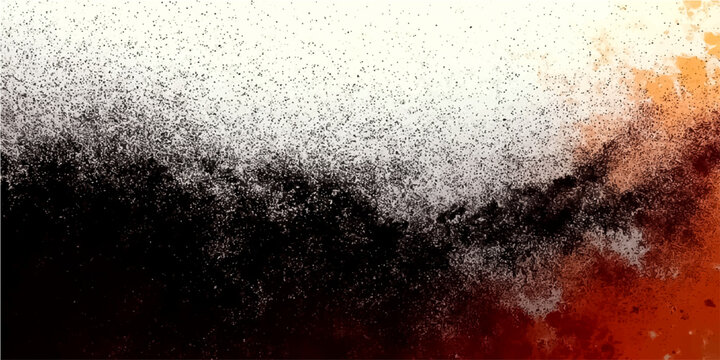 Abstract background of microscopic mold growth with blurred orange and yellow hues.