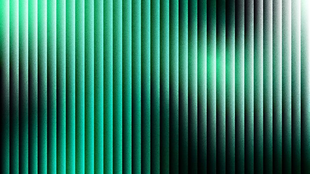 Vertical ribbed glass texture overlaying a vibrant green and dark gradient background.