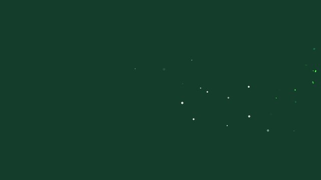 Futuristic glowing particle trail across dark space background with video captures dynamic sequence luminous particles forming shimmering evoking sense high tech energy movement (2328)
