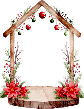 Watercolor Christmas Decoration