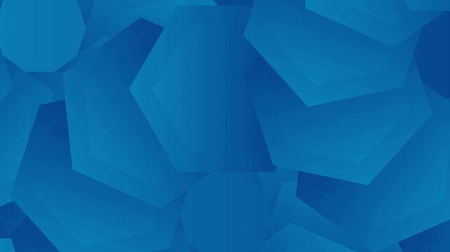 Blue geometric abstract shapes pattern 4K