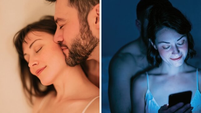 Awesome, active sex life of a married woman: a wife spends some nice time with her lover. Pure passion and desire