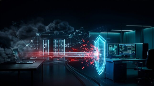 Secure Remote Desktop Access Blocking Cyber Attack with Firewall and Cloud Network Security