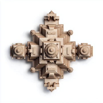 Carved Stone Relief Architectural Element