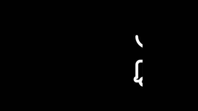 Animated icon of a person in a wheelchair celebrating with raised arms