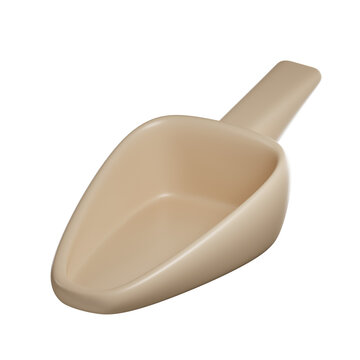 3D Render of a Coffee Measuring Scoop 