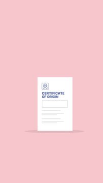Certificate of Origin