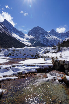 Bipenggou Valley (Bipenggou National Park) is a natural reserve located in northern Sichuan, China