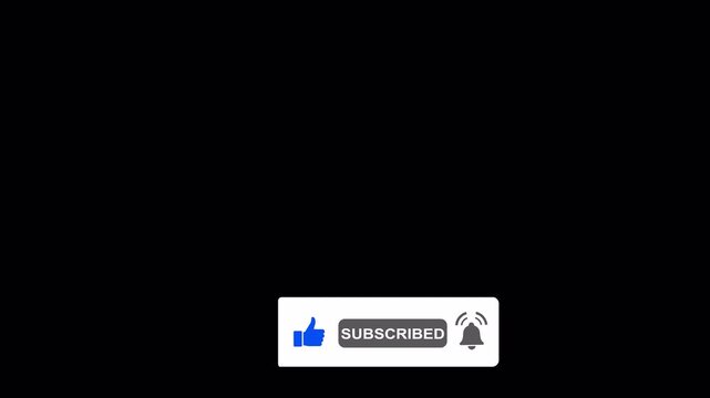 YouTube Channel Subscribe Like and Comment Call to Action Animation 4k