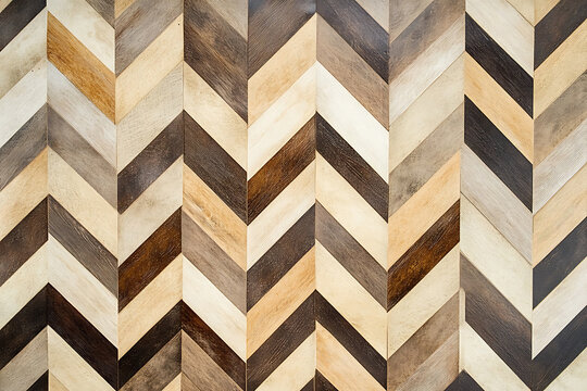 Herringbone wood pattern texture background with natural grain and warm wooden tones.