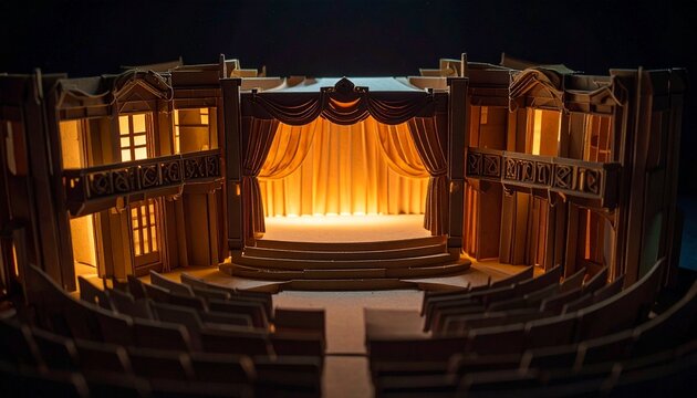&ldquo;Curtains of Anticipation: Golden Stage&rdquo;  