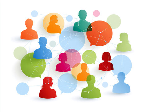 Exploring connections in social networks during public debates Generative AI