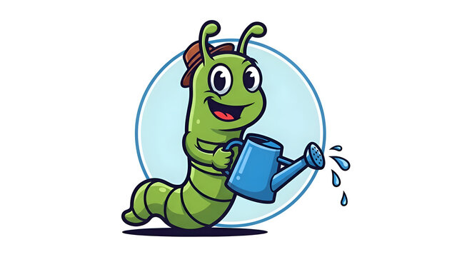cartoon green alien