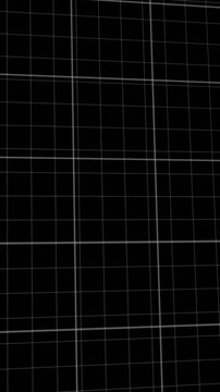 Red graphs moving against black background