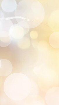 Animation of glowing blurred lights and spots of light