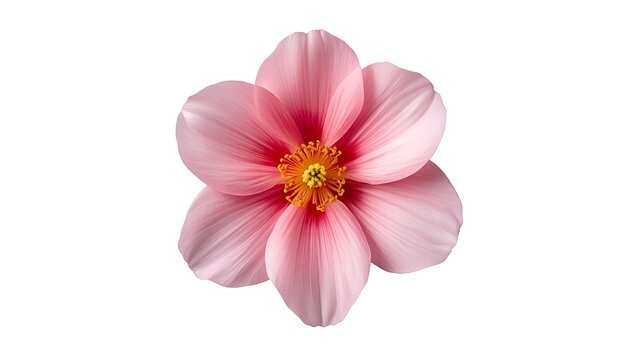 Photorealistic Flower Isolated on Transparent Background, High-Resolution Botanical PNG with Detailed Petals, Vibrant Natural Colors and Clean Studio Lighting