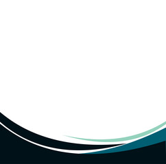 Obraz premium BUSINESS CURVE FOOTER