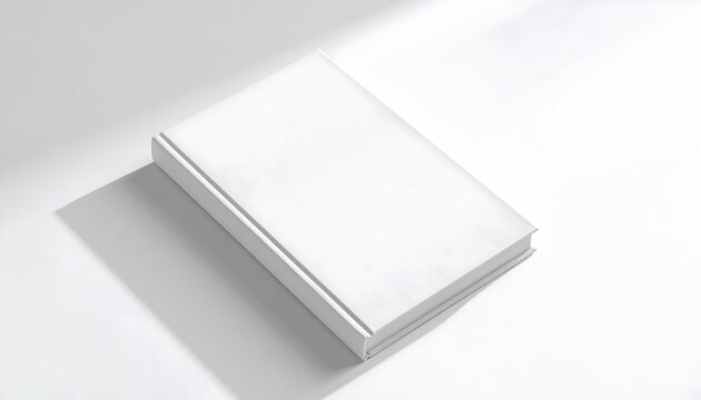 Minimalist White Book Clean Surface
