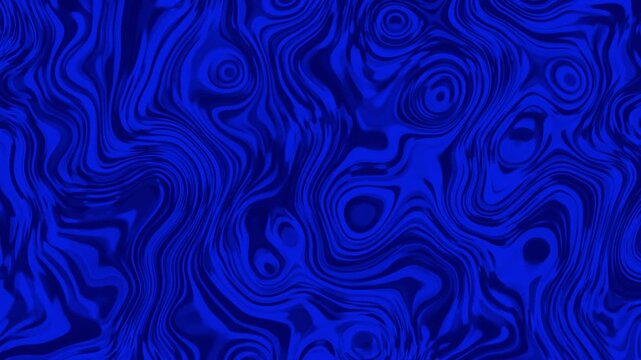Deep Royal Blue Marble Texture Moving Abstract Motion Background Loop