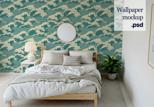 Bedroom wallpaper design mtemplate