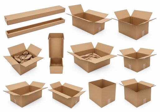 Cardboard Chronicles: A Symphony of Shapes and Shadows