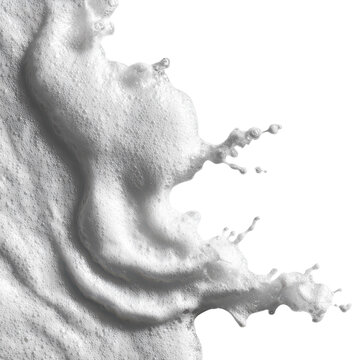 Splash, foam isolated on Transparent Background