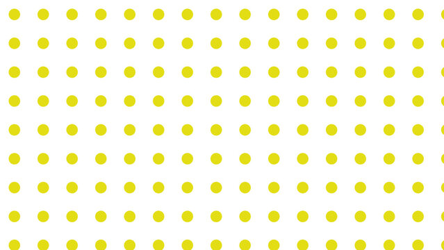 Abstract yellow dot grid pattern background with evenly spaced circular shapes geometric symmetry modern minimal design for digital art wallpapers