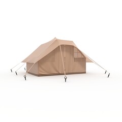 3d Render Glamping Luxury Tent © SR 3D VISUAL