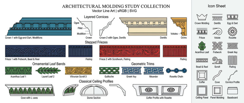 Architectural Molding and Trim Design Collection