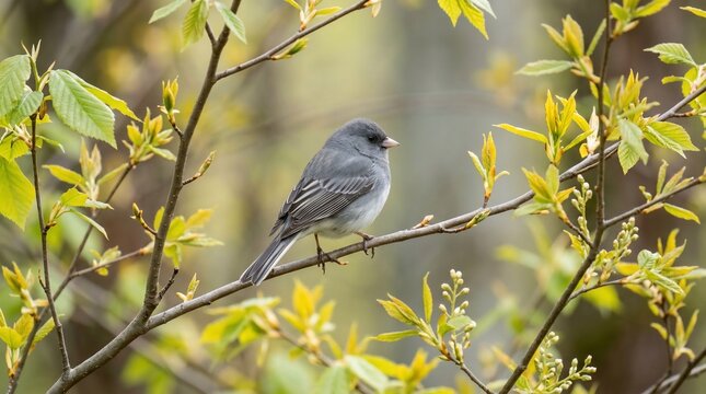 Slate colored junco