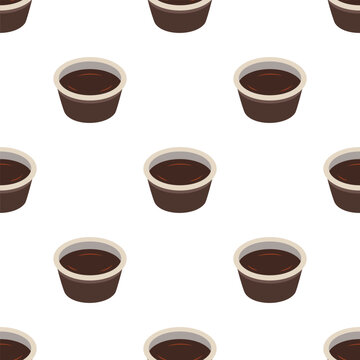 soy sauce seamless pattern
