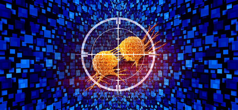 Cancer cure and AI Drugs or Artificial intelligence transforming pharmaceutical research through technology drug discovery molecular design for curing malignant tumors and precision medicine to accele