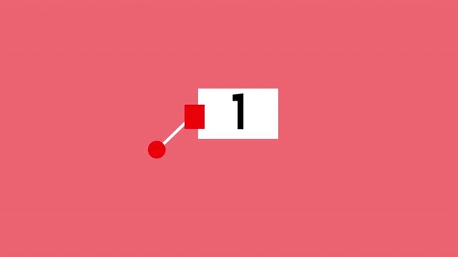 Countdown Timer 10 Seconds Animation From 10 to 0 Seconds, 10 Seconds Countdown Timer, Countdown Timer, Circle Countdown Animation For Special Deal Promotions, 4K Animation.