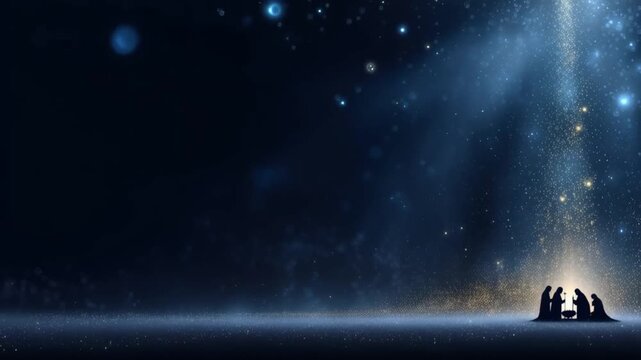 A luminous beam of light pierces the dark, celestial expanse. ..Created with Generative AI, not depicting real subjects.