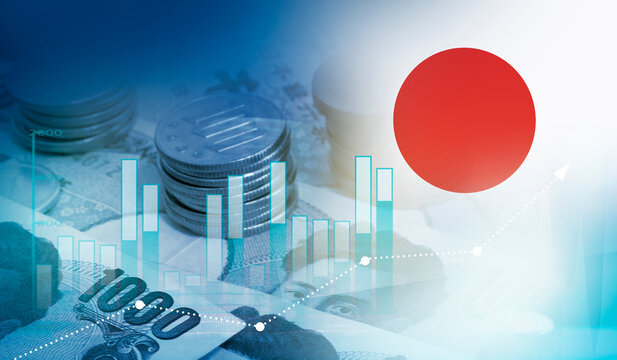business investment in Japan , financial graph information